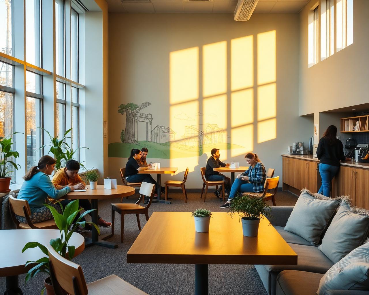 Community centre lounge